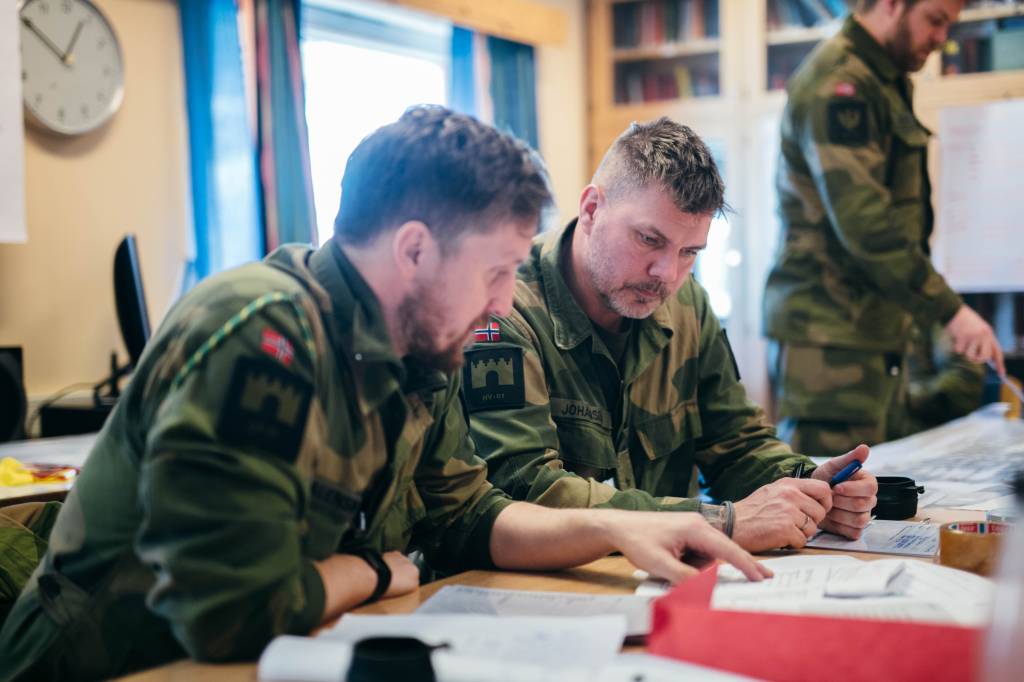 Taktisk offiserskurs på Heimevernets skole- og kompetansesenter på Dombås.